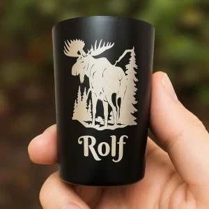 Shotglass med gravering